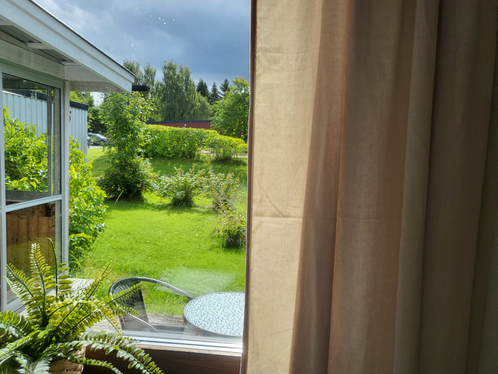 Utsikt från vardagsrummet